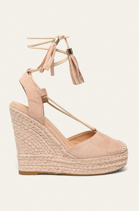 Answear.LAB - Espadrilky Tulipana klín béžová RM13322A.2.BB