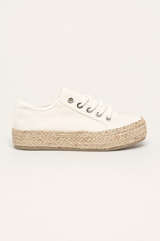 Answear - Espadrile Kylie Crazy textil alb K2017502A.2.V