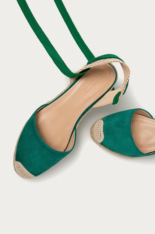 Answear - Espadrile Buonarotti verde JB19264A.V