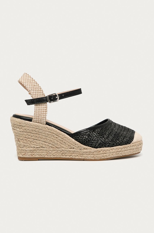 Answear.LAB - Espadrilky Buonarotti klín černá 1JB.19378A.V