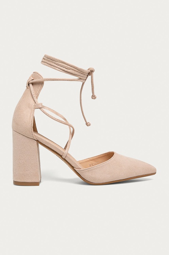 Answear - Туфлі Tulipano блок бежевий r1l1420.66.2.A