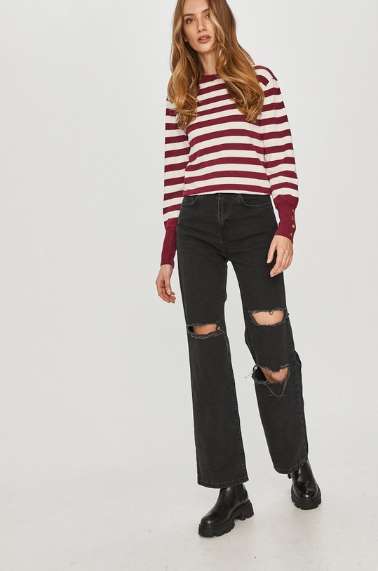 Answear Lab - Jeansy 202056.BLACK czarny WZ20