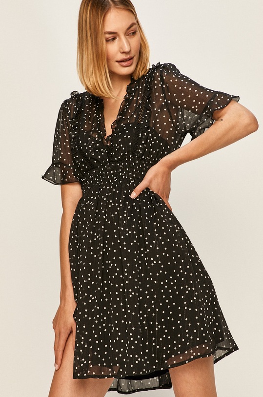 Answear Lab rochie mini negru 8163A.BB