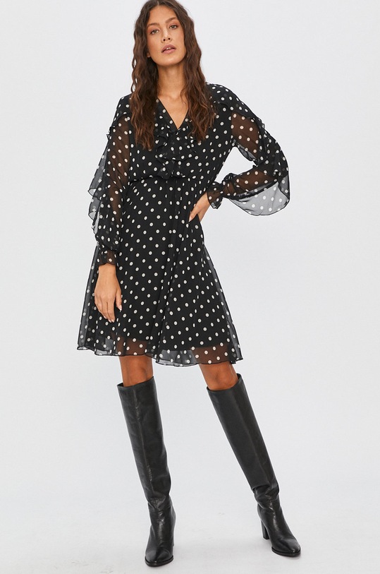 Answear.LAB - Šaty SONG.682.DA čierna WZ20