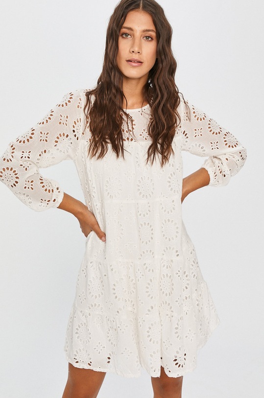 Answear Lab rochie alb SONG.691.DA