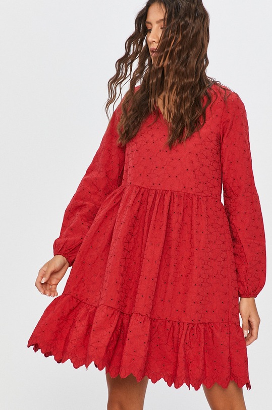 Answear Lab rochie SONG.698.DA rosu WZ20
