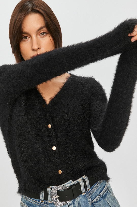 Answear Lab - Kardigan pozostałe czarny LK286HULA.GG