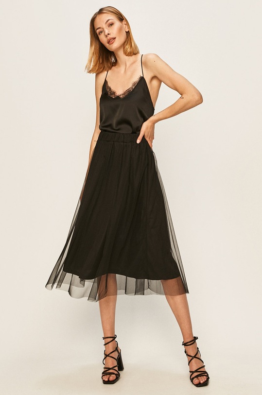 Answear - Bluzka Answear Lab WZ20.TSD08C czarny WZ20