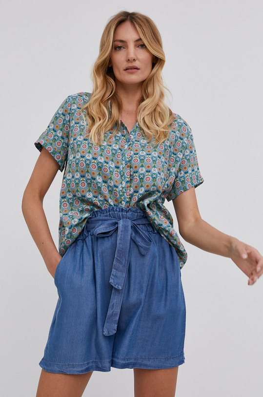 Answear Lab Bluzka turkusowy B42058.1.KR