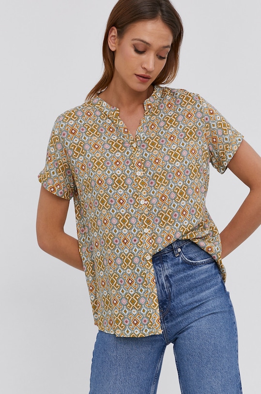 Košile Answear.LAB regular zelená B42081.1.KR