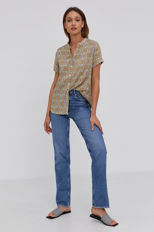 Košile Answear.LAB B42081.1.KR zelená WZ21