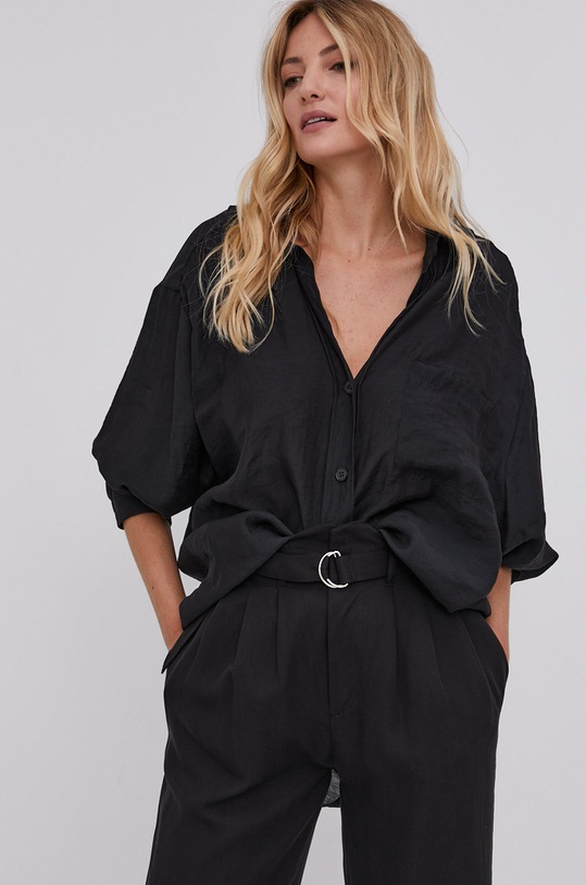 Answear Lab Koszula klasyczny czarny 4612.DA