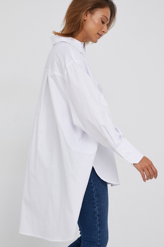 Answear Lab cămașă din bumbac P32.AJ alb