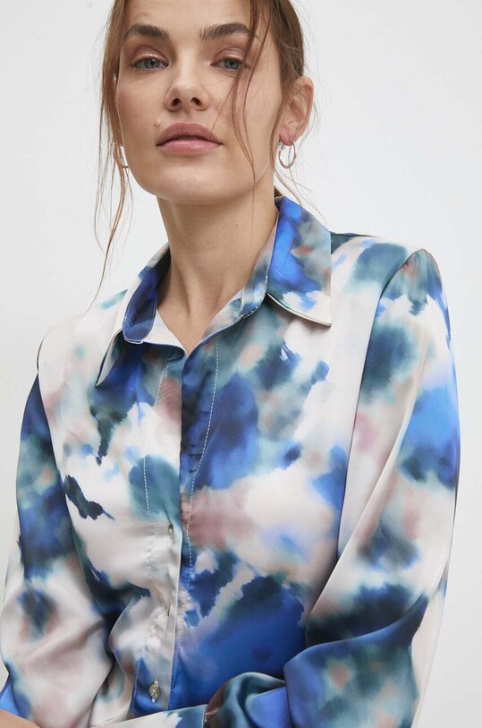 Answear.LAB koszula bawełniana 61802.HWK niebieski