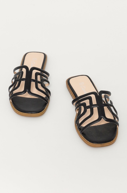 Answear Lab klapki 2D6P6363.DA czarny WZ21