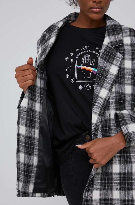 Answear Lab - Płaszcz z domieszką wełny 611.AJ