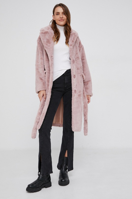 Answear Lab Płaszcz A223.2KR różowy WZ21