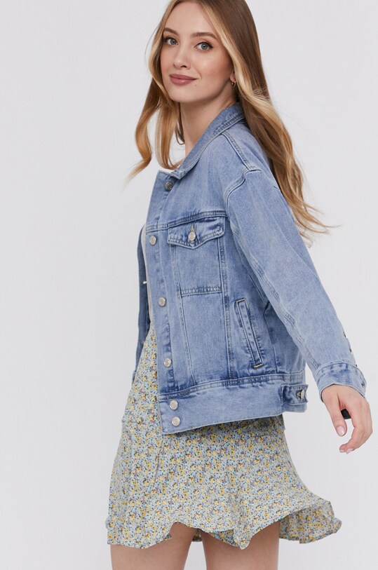 Answear Lab geacă din denim V153.DA albastru