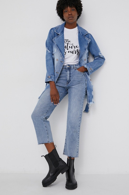 Džínová bunda Answear.LAB modrá V102.DA