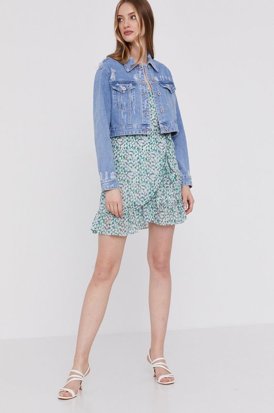 Answear Lab geacă din denim V101.1.DA albastru WZ21