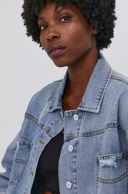 Τζιν μπουφάν Answear.LAB JF.201.AJ μπλε