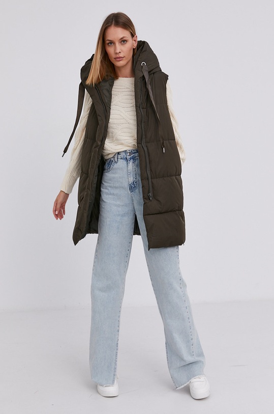 Answear Lab Vestă 8443.1.MB verde WZ21