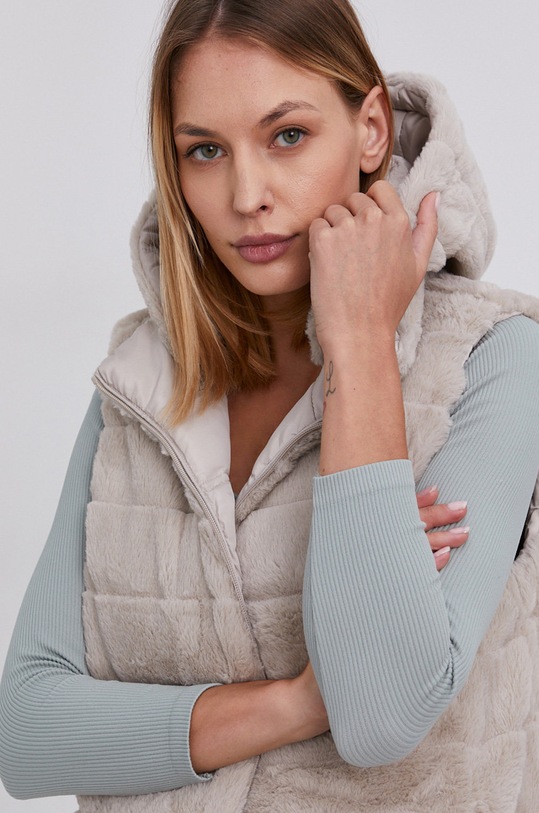 Answear Lab Vestă cu două fețe 5989.1.AJ bej