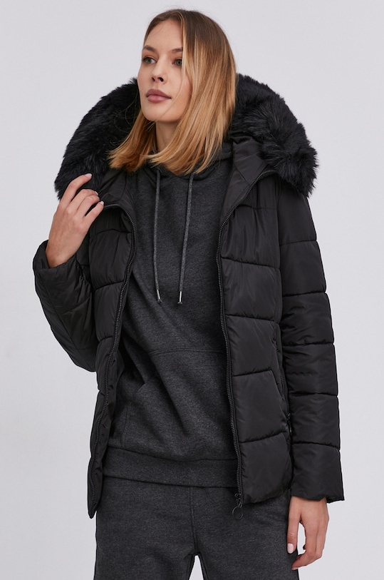 Answear Lab Geacă cu captuseala negru 1427.KR