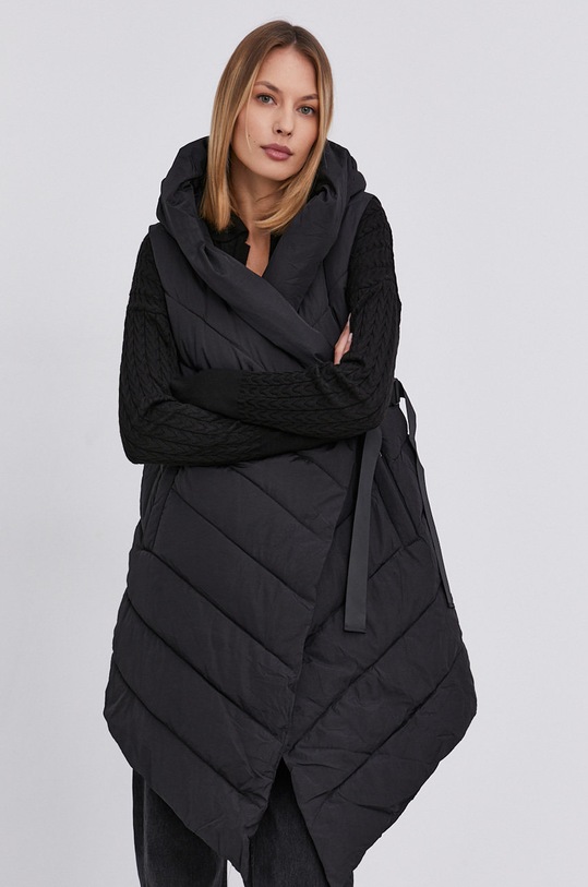 Answear Lab Vestă negru 1536.1.KR