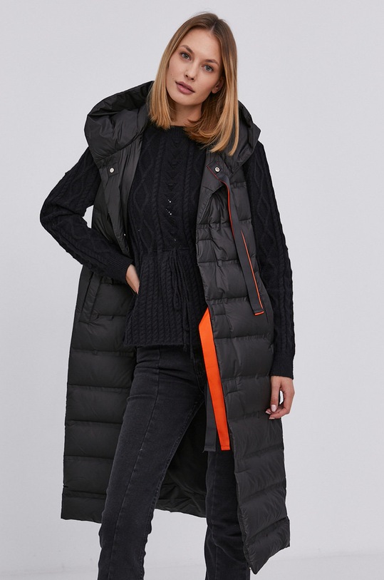 Answear Lab Vestă de puf cu captuseala negru 1565.KR