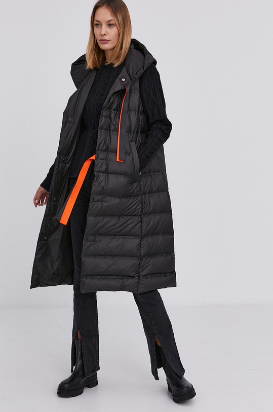 Answear Lab Vestă de puf 1565.KR negru WZ21