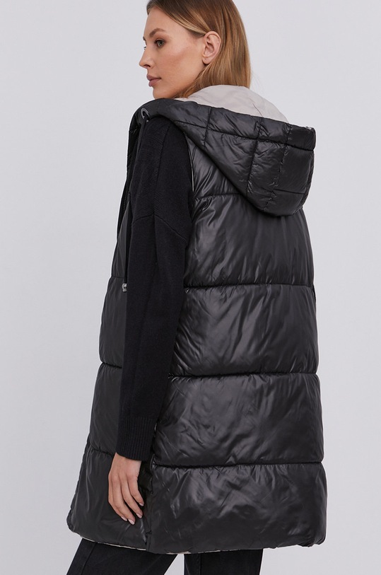 Answear Lab Vestă cu două fețe negru LH9610.2.KR