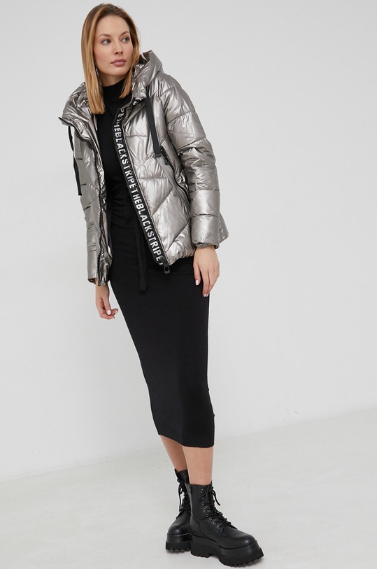 Jakna Answear.LAB 1531.2.AJ srebrna WW22