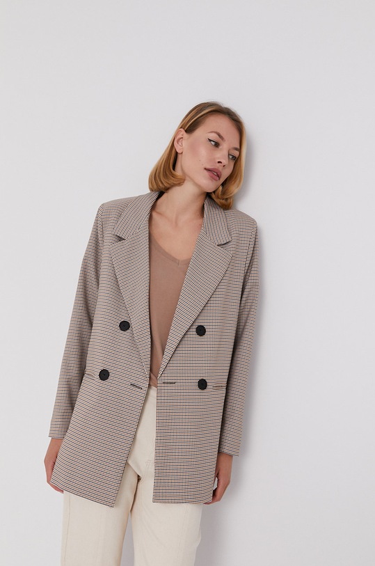 Піджак Answear Lab з підкладкою бежевий GES.6AZ