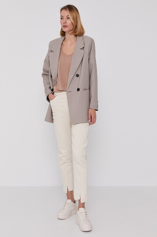 Піджак Answear Lab GES.6AZ бежевий WZ21