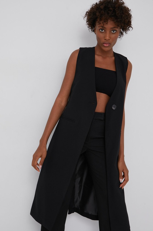 Answear Lab - Vesta cu captuseala negru TLL3745.AJ