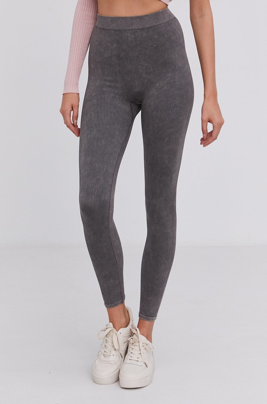Answear Lab Legginsy z elastanem szary 7922.DA