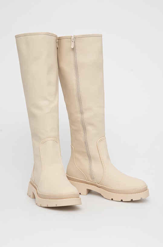 Vysoké čižmy Answear.LAB 9K4.13.SO béžová WZ21