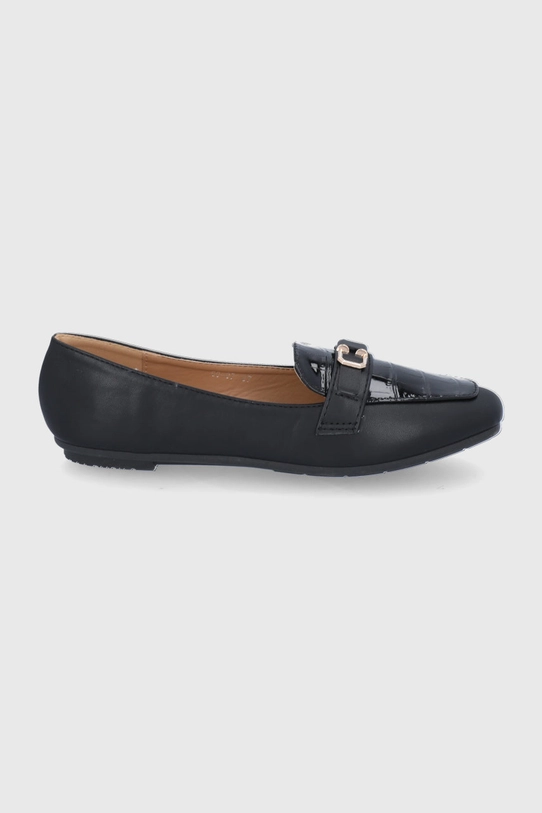 Answear Lab Mocasini imitatie de piele lacuita negru GO.07.AJ