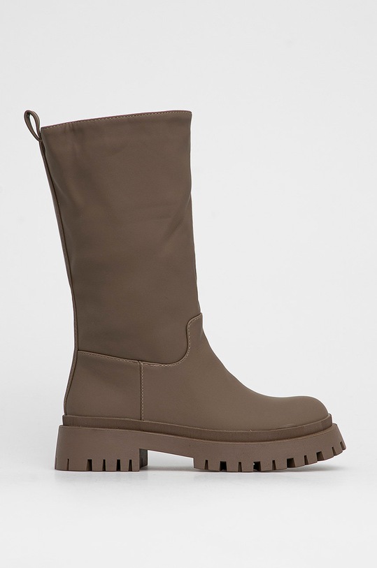 Answear Lab Botki syntetyczny brązowy 7767A.4.AJ