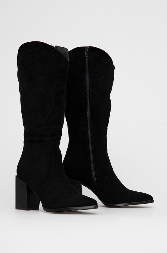 Answear Lab Kozaki 2A.1400.AJ czarny WZ21