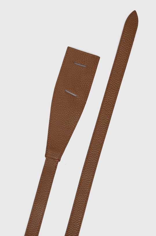 Answear Lab Pasek skórzany cintura2.2.AJ brązowy WZ21