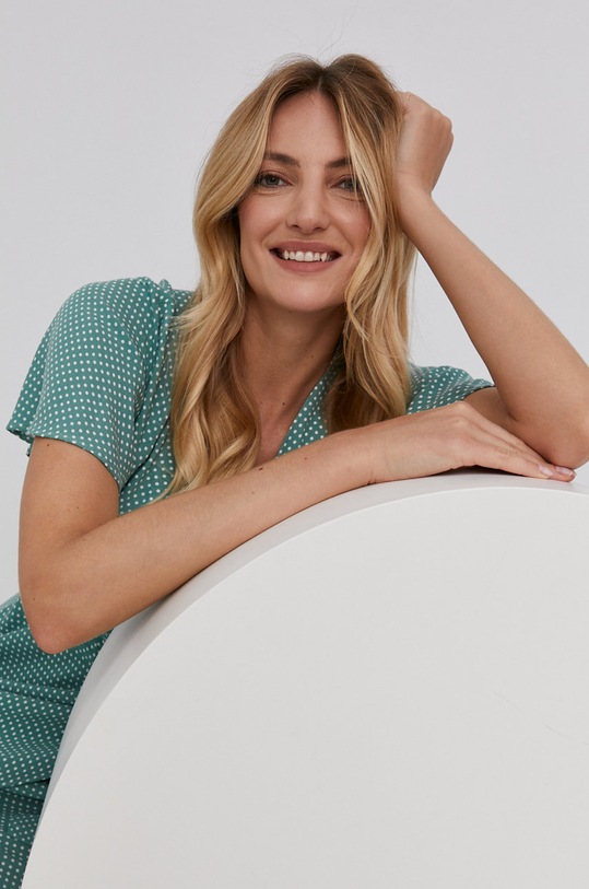 Answear Lab Sukienka E610.1.AY turkusowy