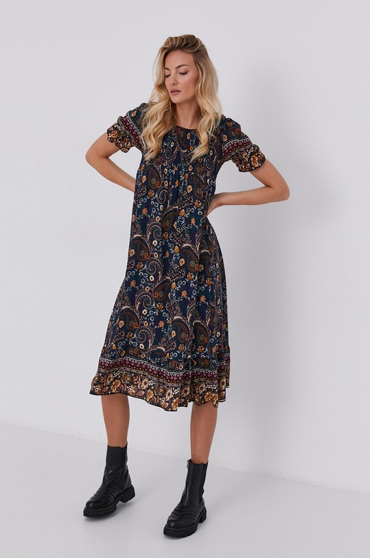 Answear Lab Sukienka casual granatowy G3543.1.MB