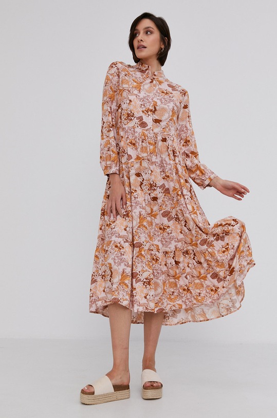 Šaty Answear.LAB viskóza ružová MR8016.36.1.KR