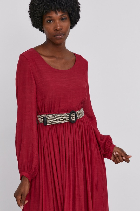 Šaty Answear.LAB burgundské L711.3.ML