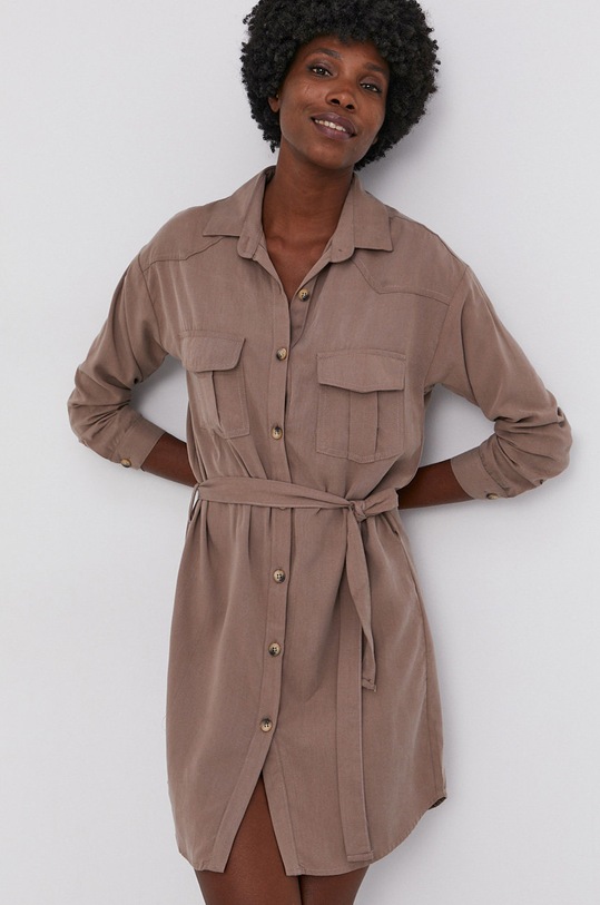 Answear Lab Sukienka NT441TN.1.DA beżowy WZ21