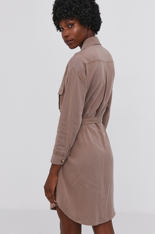 Odzież Answear Lab Sukienka NT441TN.1.DA beżowy