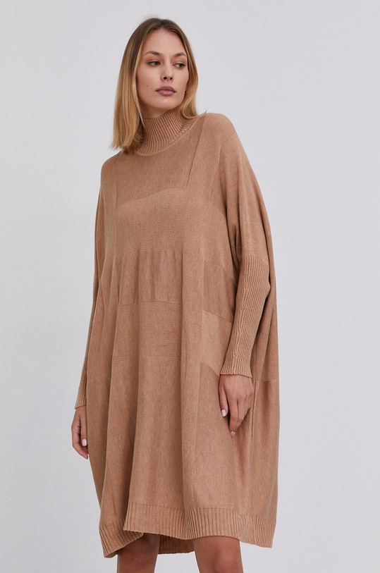 Šaty Answear.LAB hnedá H8350.AJ