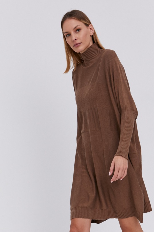 Šaty Answear.LAB H8350.1.AJ hnedá WZ21